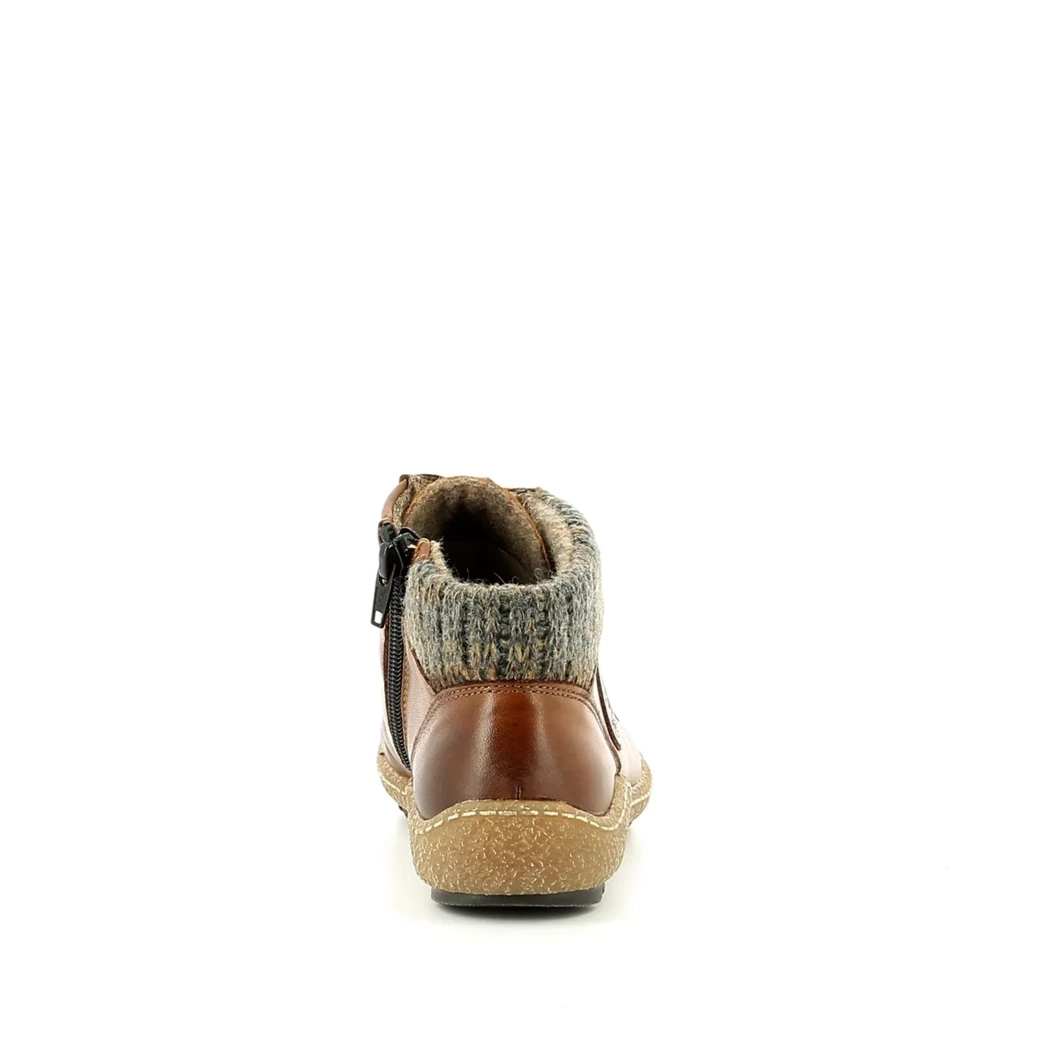 Image (3) de la chaussures Remonte - Bottines Cuir naturel / Cognac en Cuir