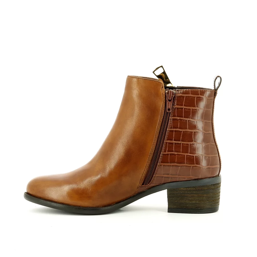 Image (4) de la chaussures Steven New York - Boots Cuir naturel / Cognac en Cuir