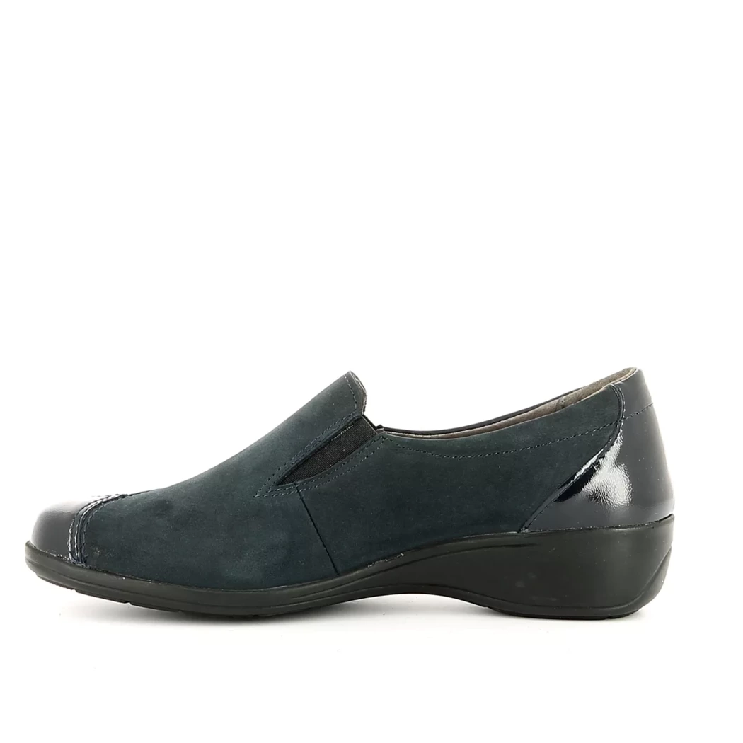 Image (4) de la chaussures Cypres - Mocassins Bleu en Cuir nubuck
