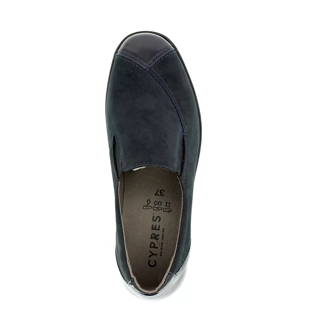 Image (6) de la chaussures Cypres - Mocassins Bleu en Cuir nubuck