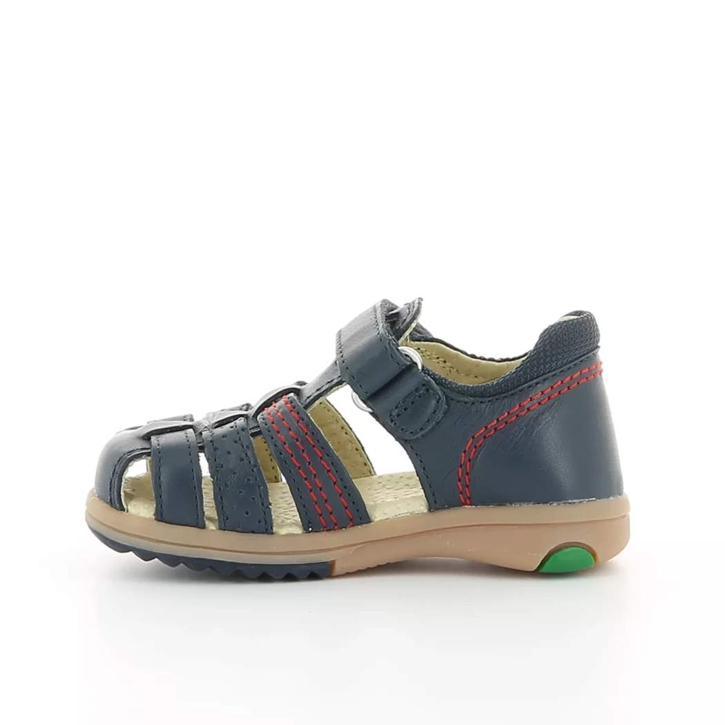 Image (4) de la chaussures Kickers - Sandales et Nu-Pieds Bleu en Cuir