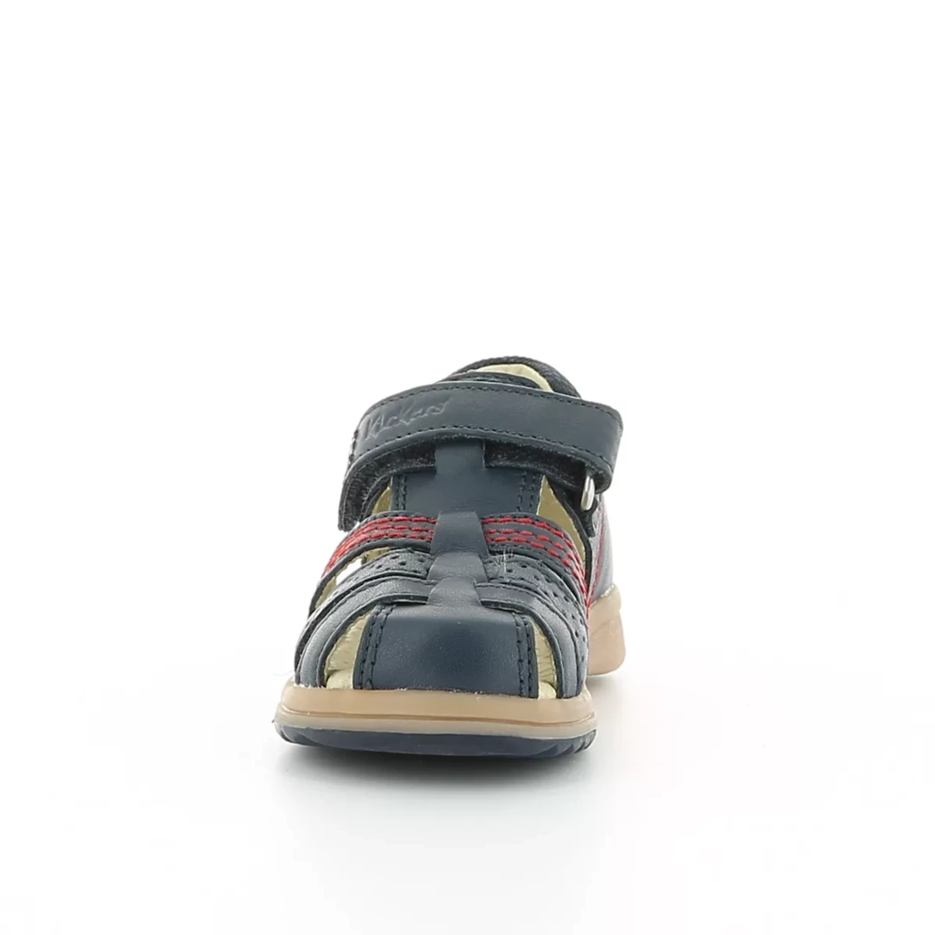 Image (5) de la chaussures Kickers - Sandales et Nu-Pieds Bleu en Cuir