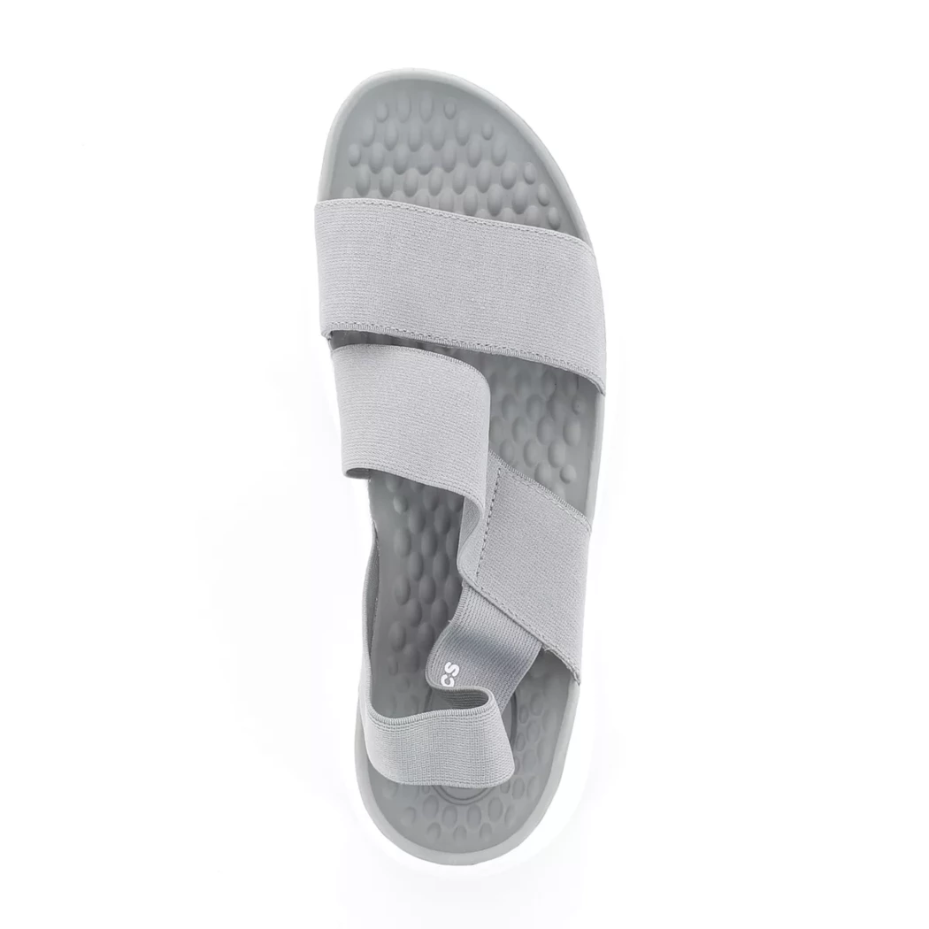 Image (6) de la chaussures Crocs - Sandales et Nu-Pieds Gris en Textile
