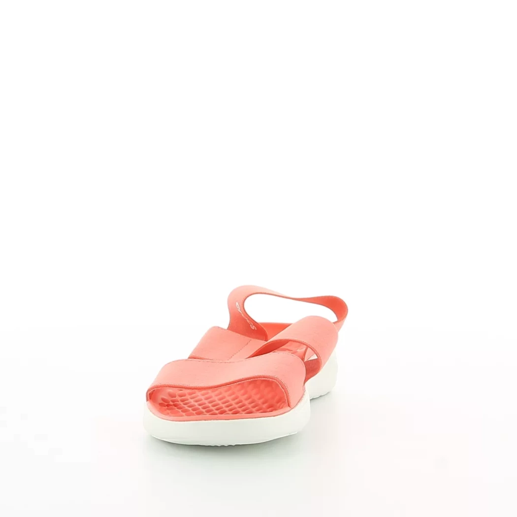 Image (5) de la chaussures Crocs - Sandales et Nu-Pieds Rouge en Textile