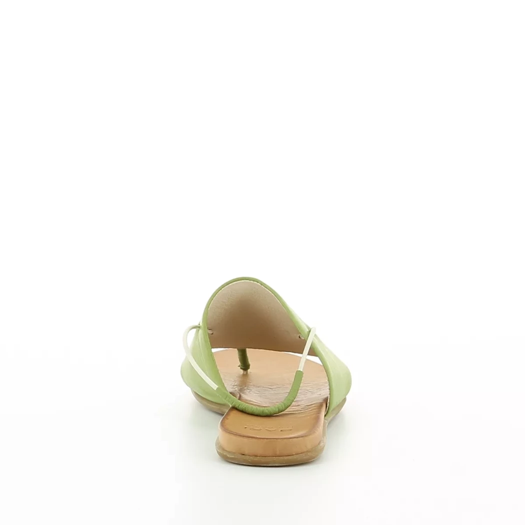 Image (3) de la chaussures Bari - Sandales et Nu-Pieds Vert en Cuir