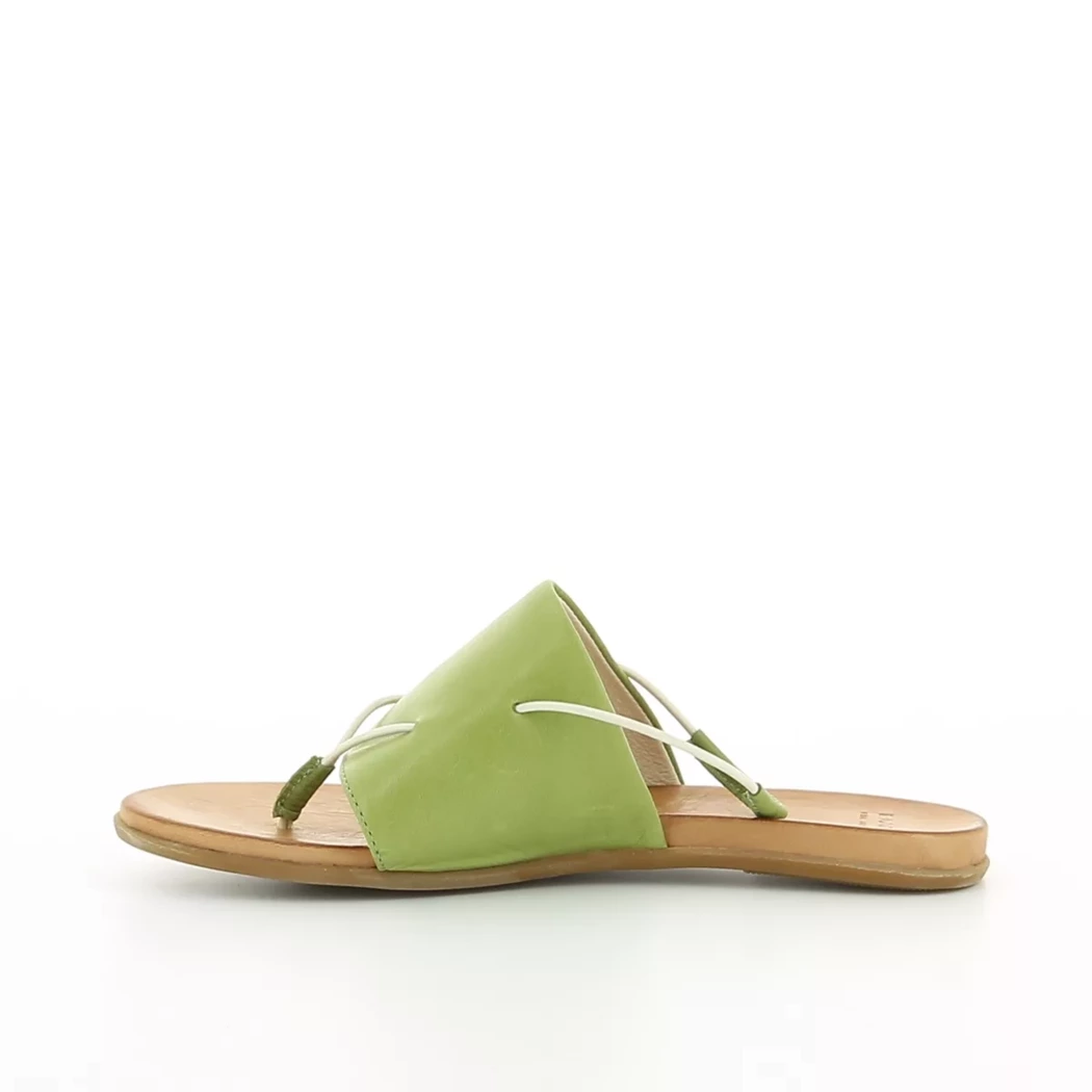 Image (4) de la chaussures Bari - Sandales et Nu-Pieds Vert en Cuir