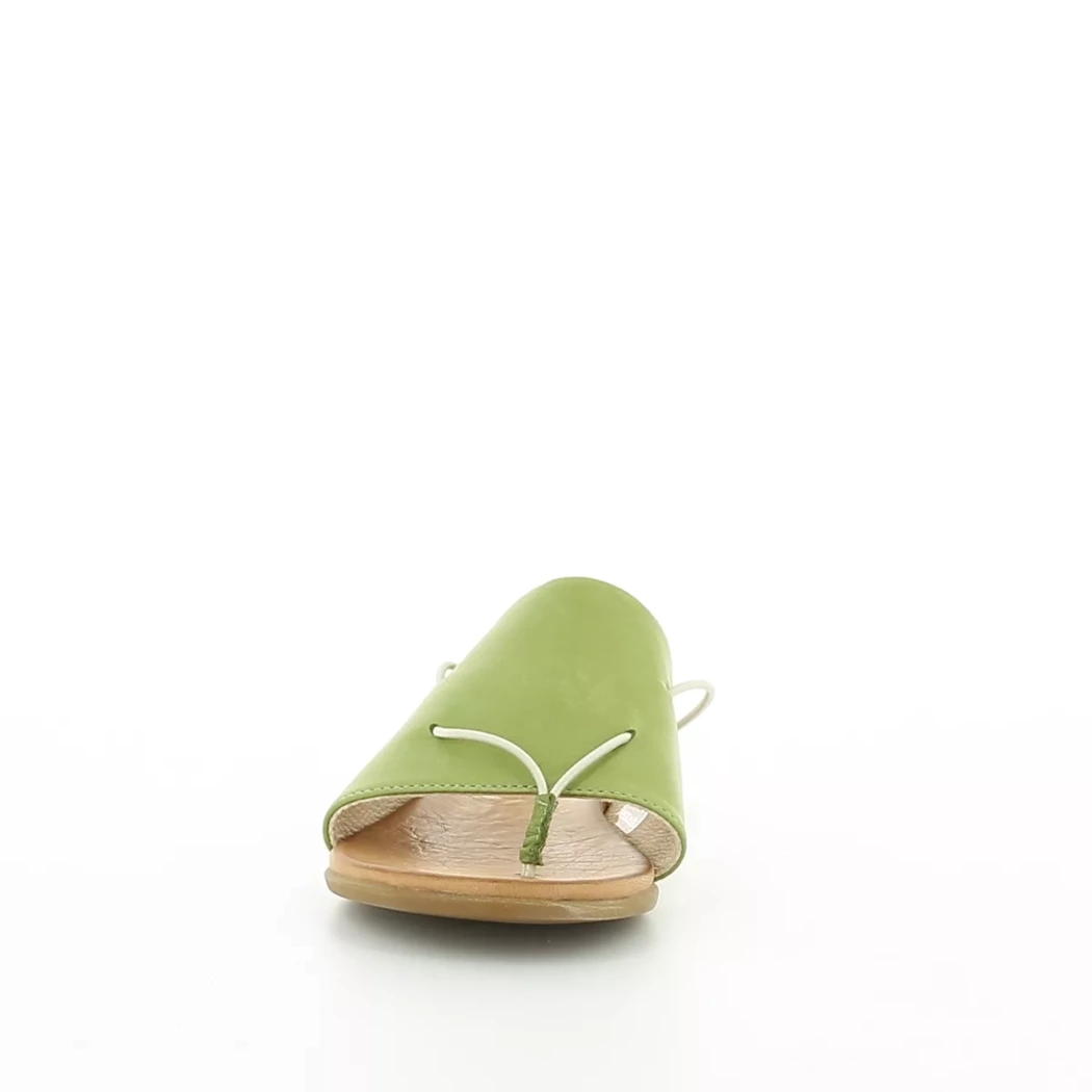 Image (5) de la chaussures Bari - Sandales et Nu-Pieds Vert en Cuir