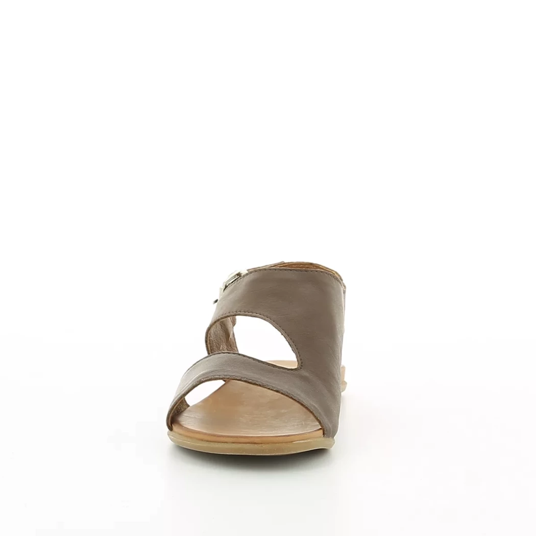 Image (5) de la chaussures Bari - Sandales et Nu-Pieds Marron en Cuir