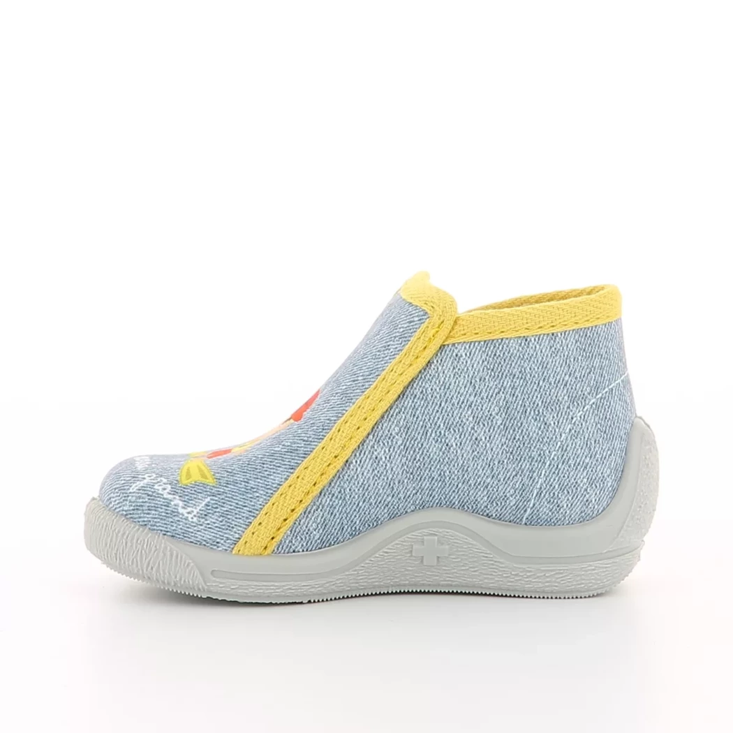 Image (4) de la chaussures Bellamy - Pantoufles et Chaussons Bleu en Textile