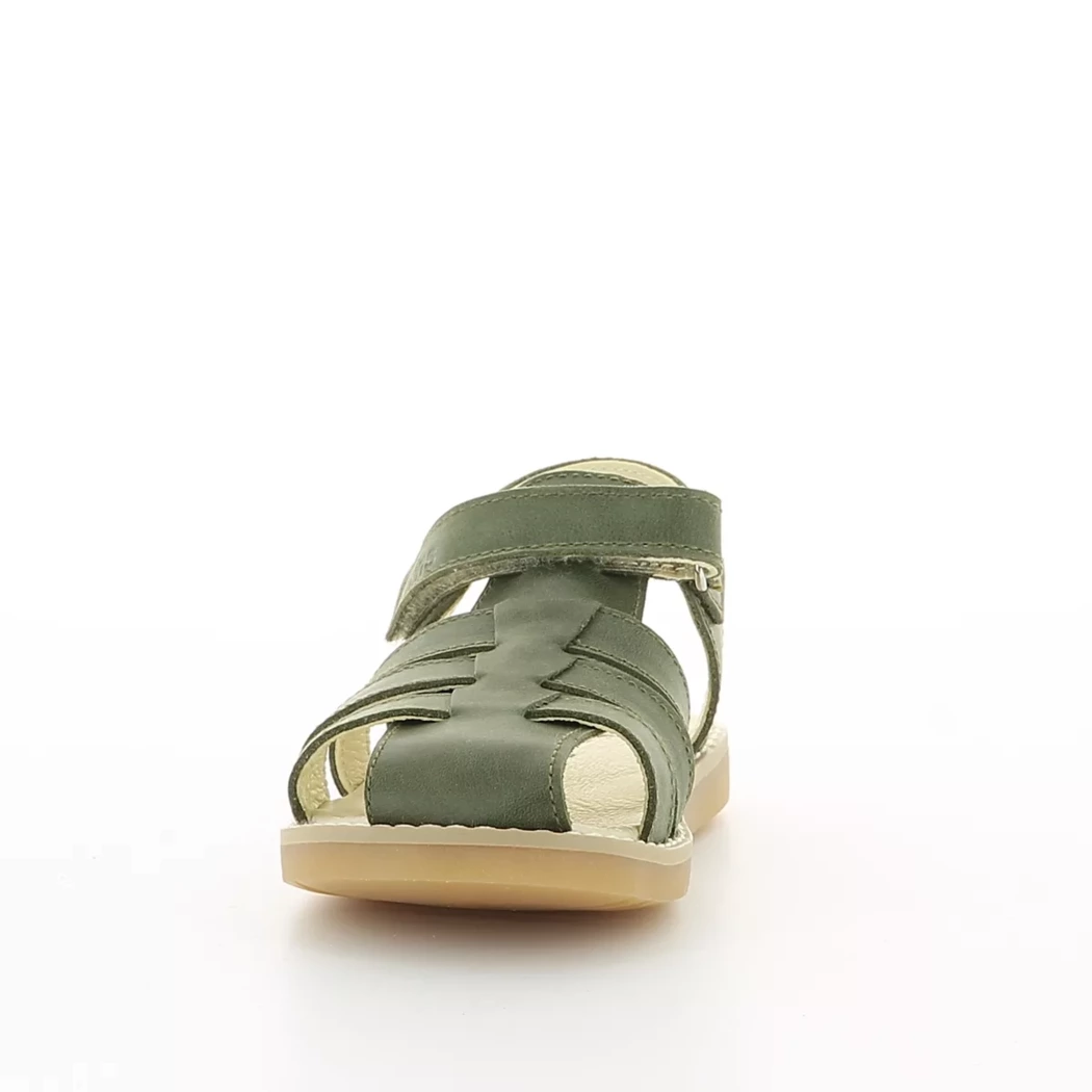 Image (5) de la chaussures Kmins - Sandales et Nu-Pieds Vert en Cuir