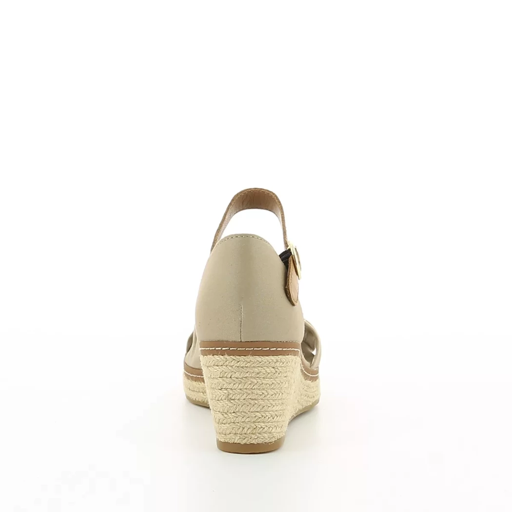 Image (3) de la chaussures Tommy Hilfiger - Sandales et Nu-Pieds Taupe en Textile