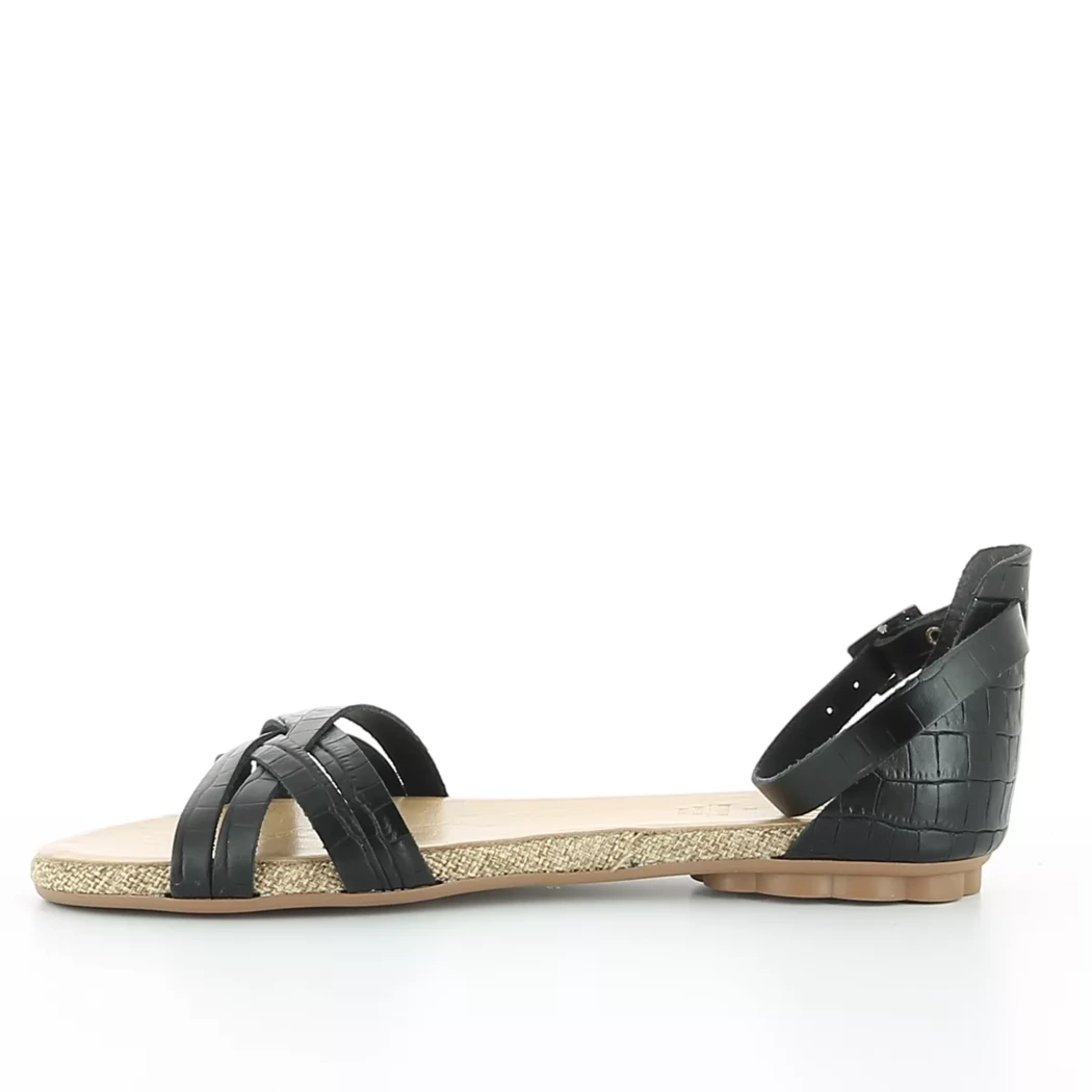 Image (4) de la chaussures Porronet - Sandales et Nu-Pieds Noir en Cuir