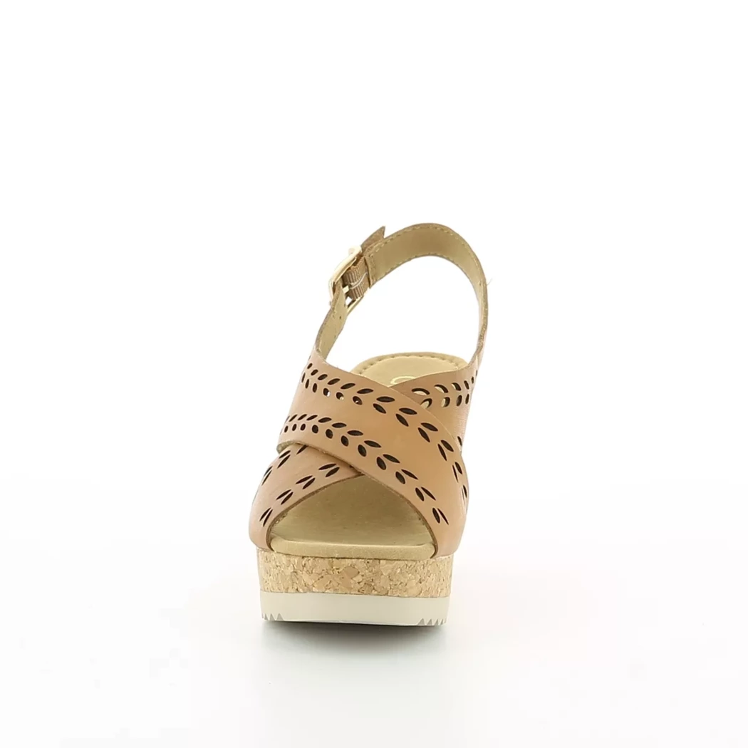 Image (5) de la chaussures Gabor - Sandales et Nu-Pieds Cuir naturel / Cognac en Cuir