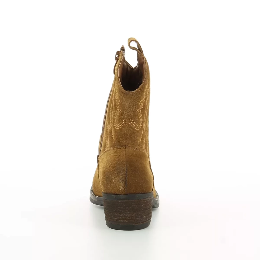 Image (3) de la chaussures Poelman - Boots Cuir naturel / Cognac en Cuir nubuck