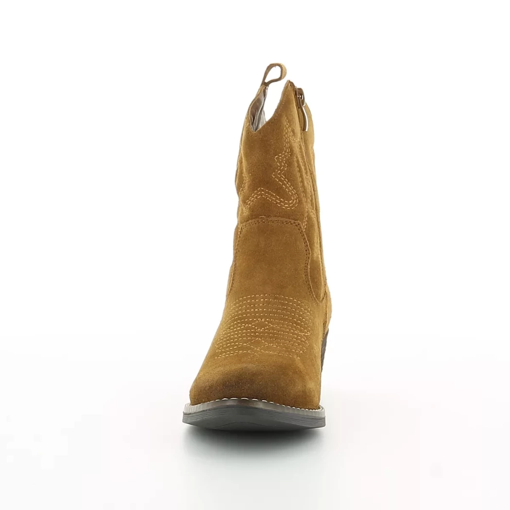 Image (5) de la chaussures Poelman - Boots Cuir naturel / Cognac en Cuir nubuck