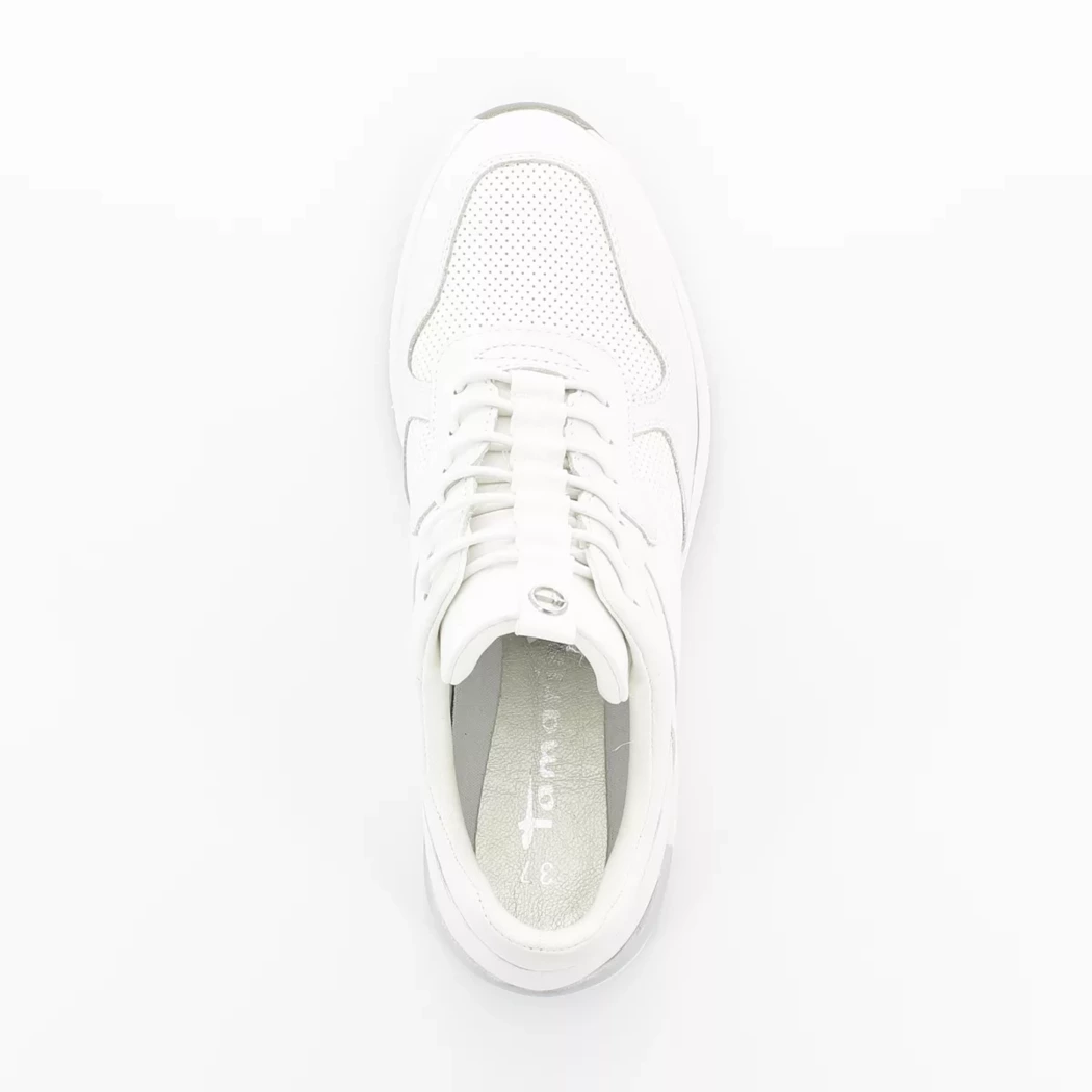 Image (6) de la chaussures Tamaris - Baskets Blanc en Cuir