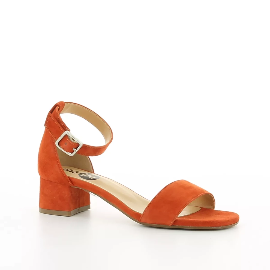 Image (1) de la chaussures Emme Blu - Sandales et Nu-Pieds Orange en Cuir nubuck