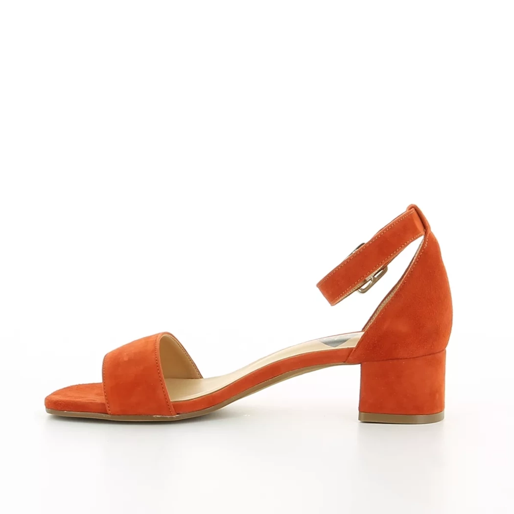 Image (4) de la chaussures Emme Blu - Sandales et Nu-Pieds Orange en Cuir nubuck