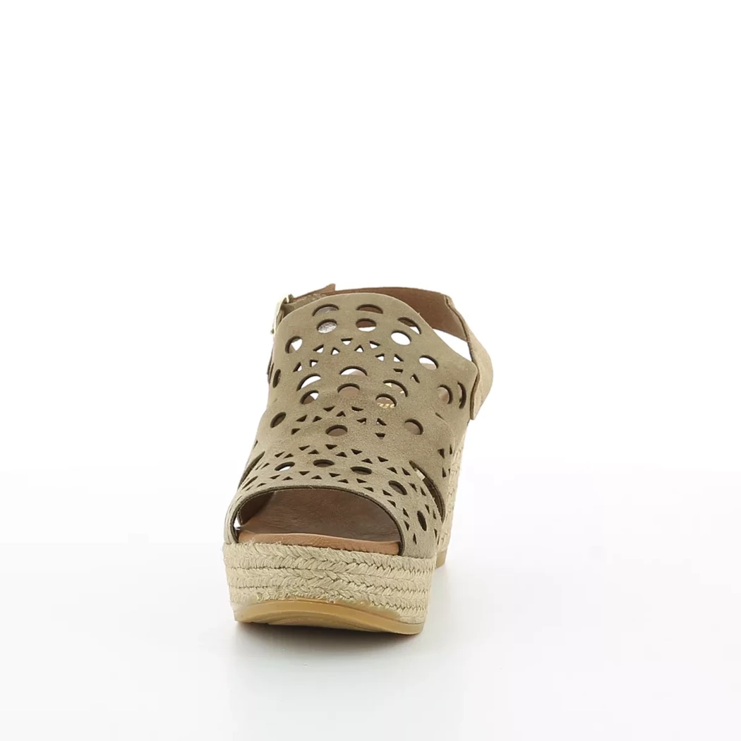 Image (5) de la chaussures Viguera - Sandales et Nu-Pieds Taupe en Cuir nubuck
