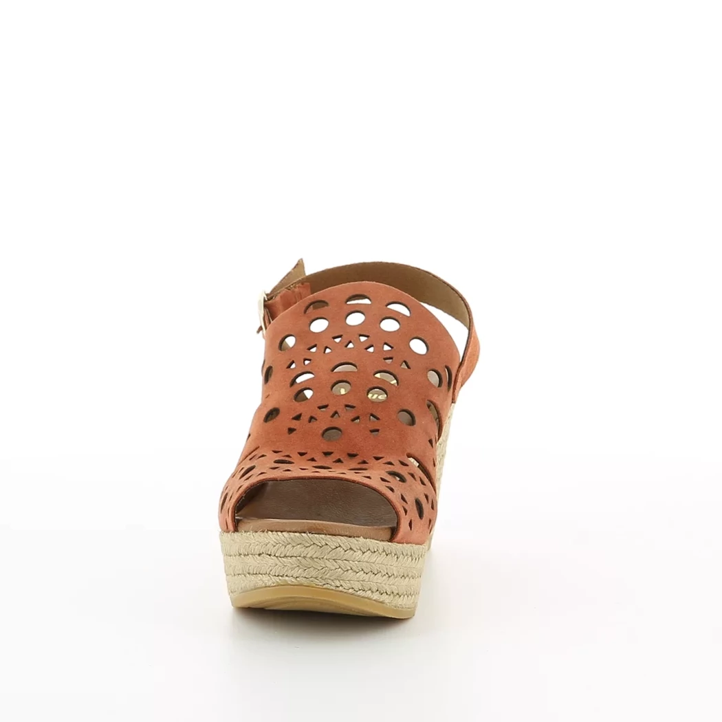 Image (5) de la chaussures Viguera - Sandales et Nu-Pieds Orange en Cuir nubuck