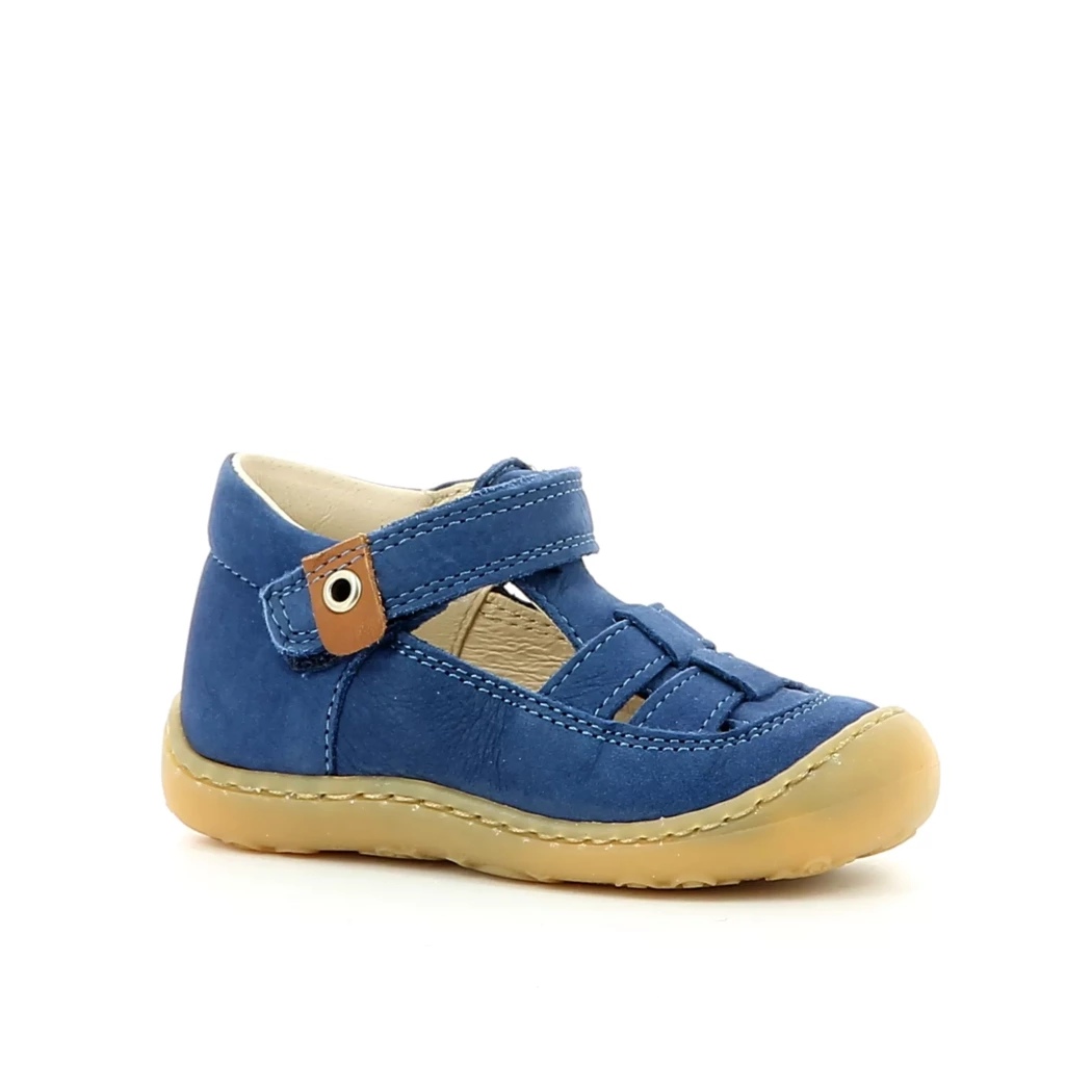 Image (1) de la chaussures Bopy - Bottines ouvertes Bleu en Cuir nubuck