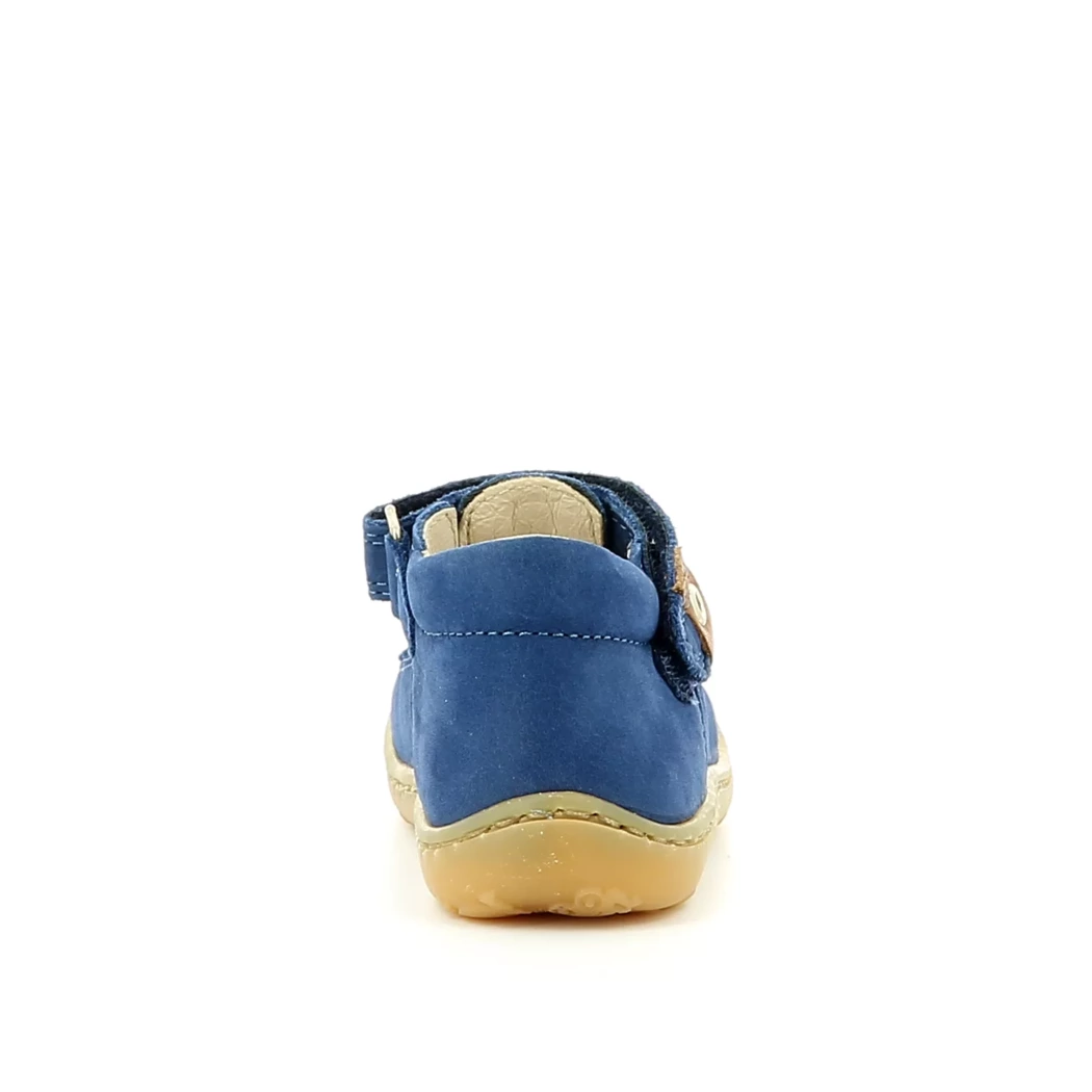 Image (3) de la chaussures Bopy - Bottines ouvertes Bleu en Cuir nubuck