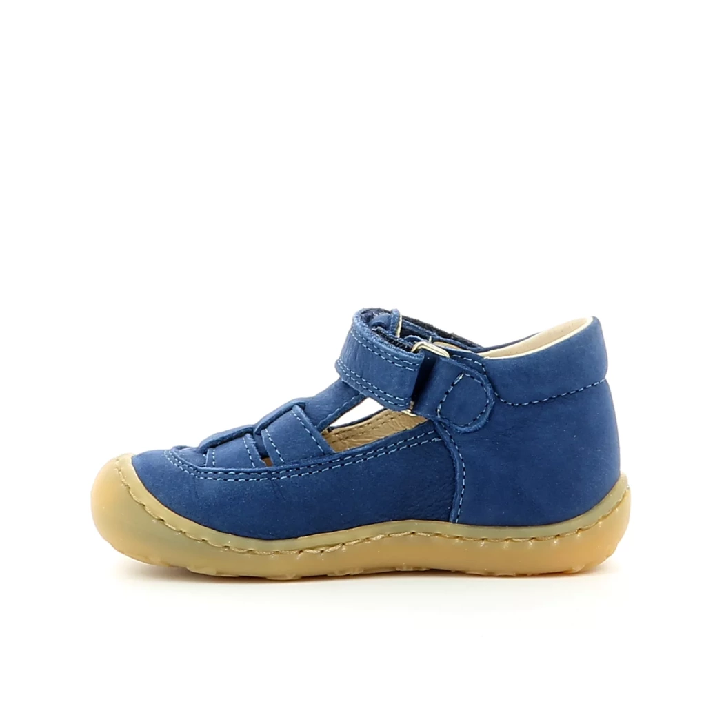 Image (4) de la chaussures Bopy - Bottines ouvertes Bleu en Cuir nubuck