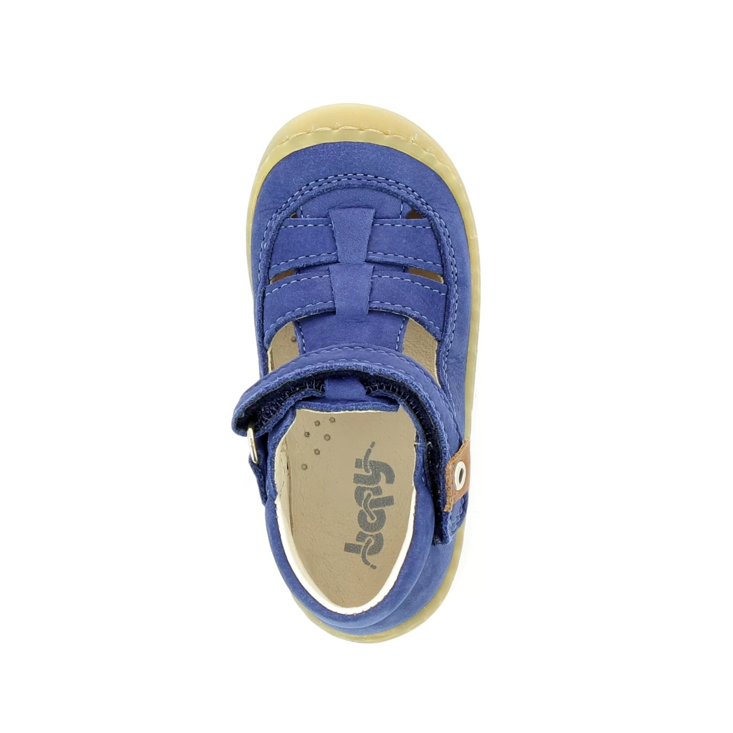 Image (6) de la chaussures Bopy - Bottines ouvertes Bleu en Cuir nubuck