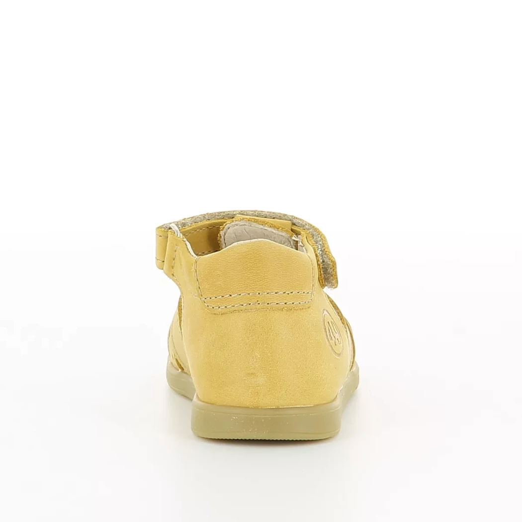 Image (3) de la chaussures Bopy - Bottines ouvertes Jaune en Cuir nubuck