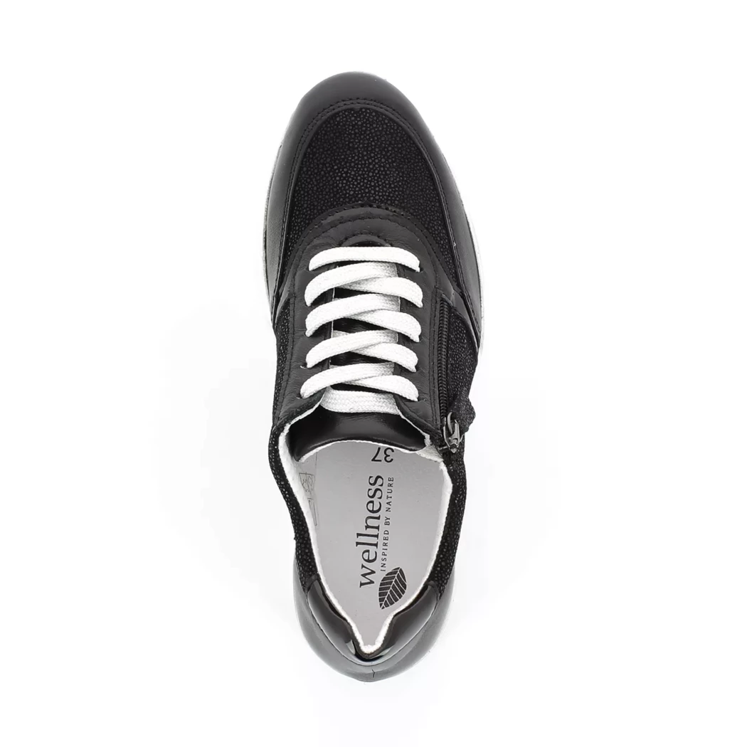 Image (6) de la chaussures Sens - Chaussures à lacets Noir en Cuir nubuck