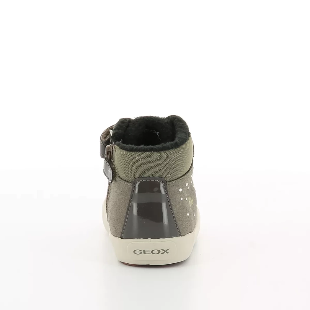 Image (3) de la chaussures Geox - Bottines Taupe en Cuir synthétique