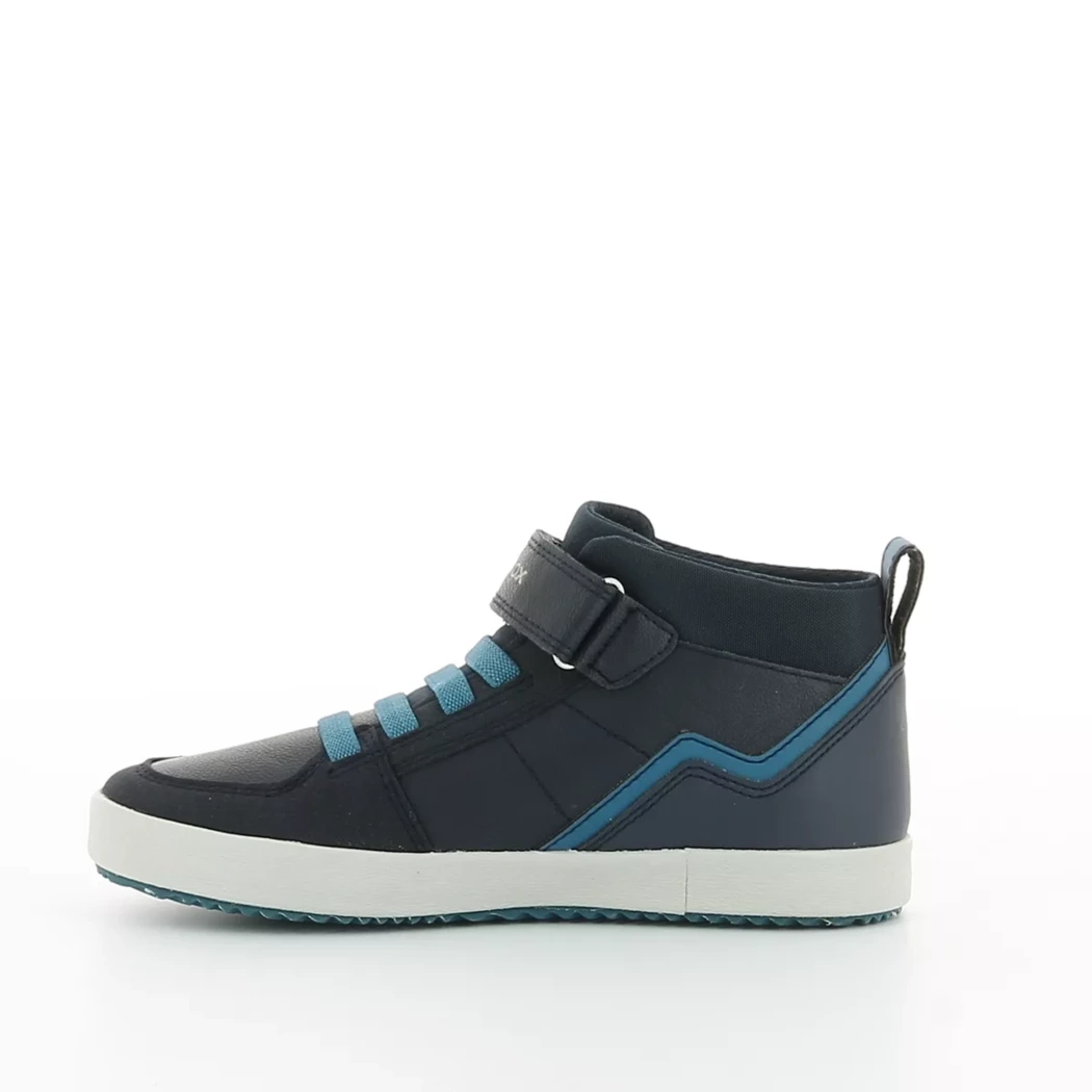 Image (4) de la chaussures Geox - Bottines Bleu en Cuir synthétique