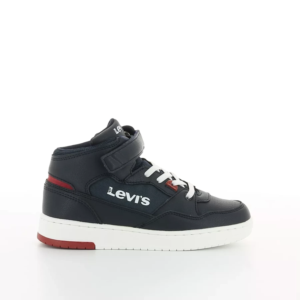 Image (2) de la chaussures Levi's - Bottines Bleu en Cuir synthétique