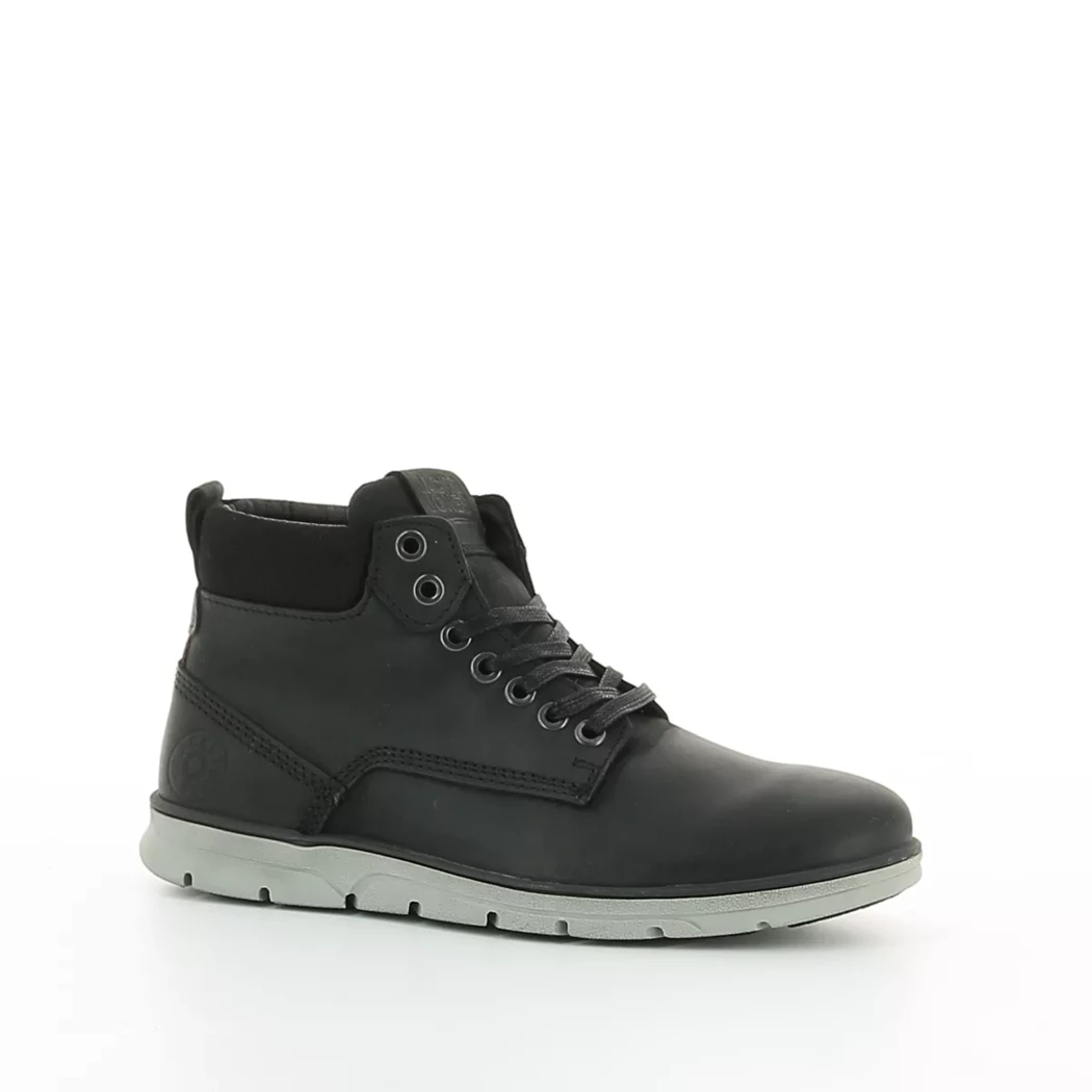 Image (1) de la chaussures Jack & Jones - Bottines Noir en Cuir