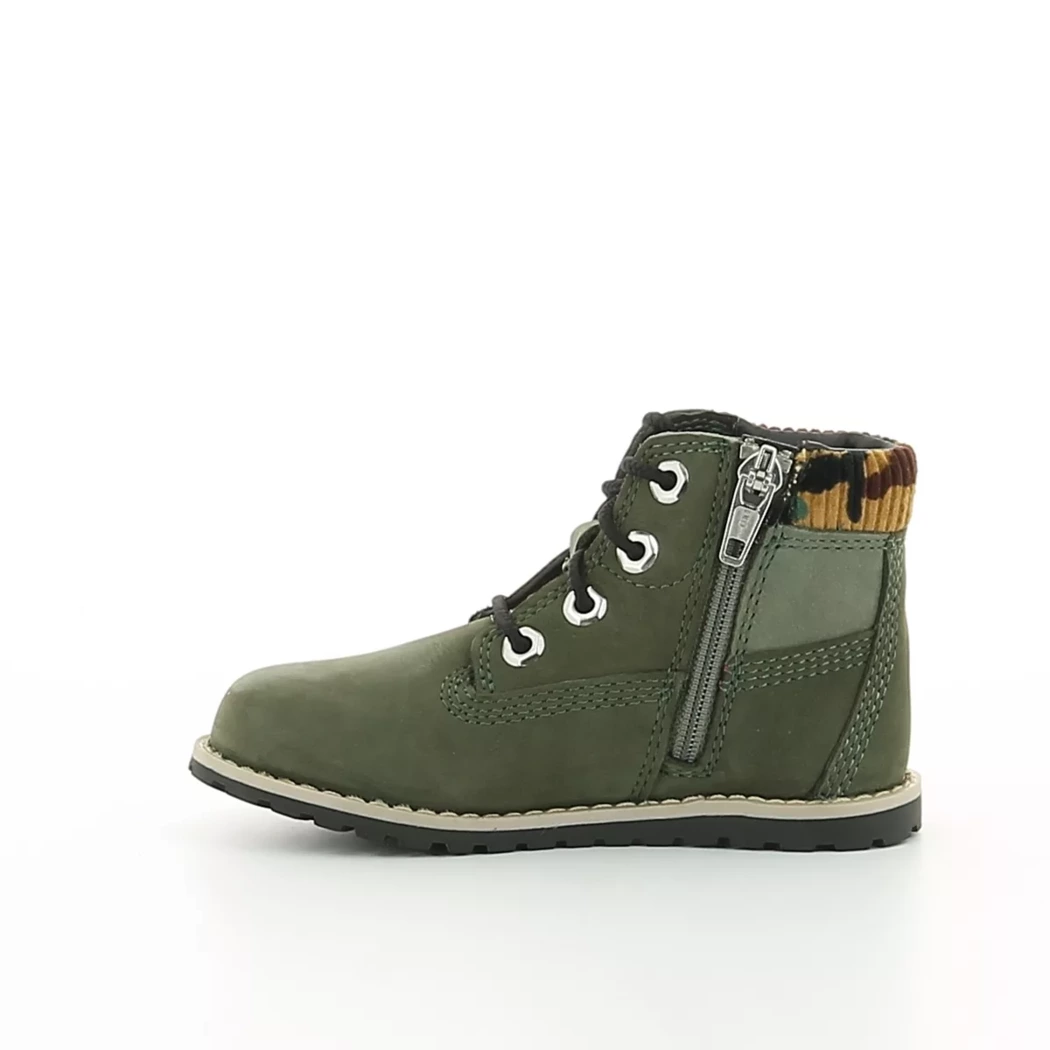 Image (4) de la chaussures Timberland - Bottines Vert en Cuir nubuck