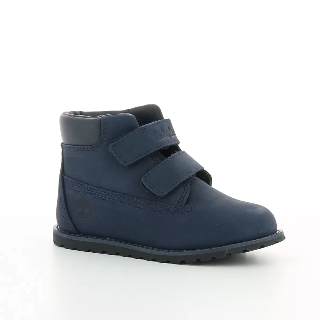 Image (1) de la chaussures Timberland - Bottines Bleu en Cuir nubuck