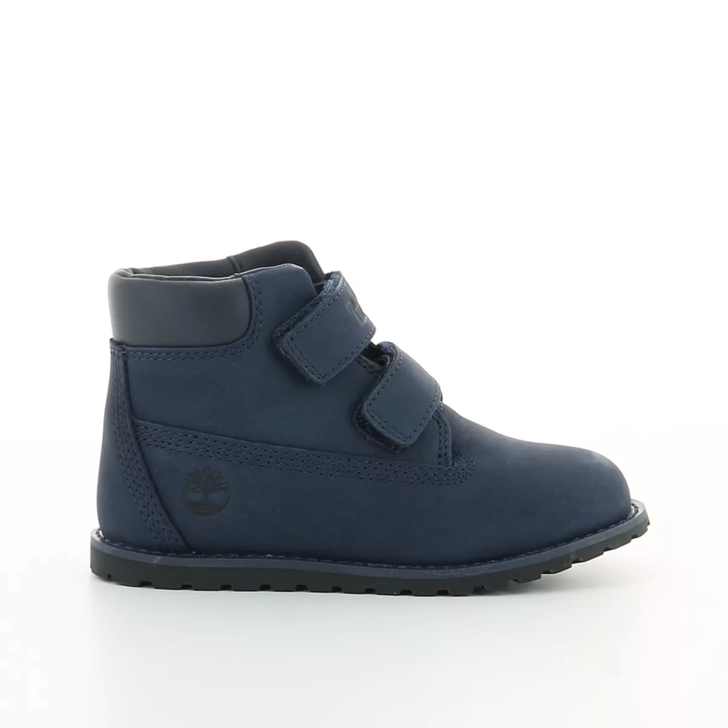 Image (2) de la chaussures Timberland - Bottines Bleu en Cuir nubuck