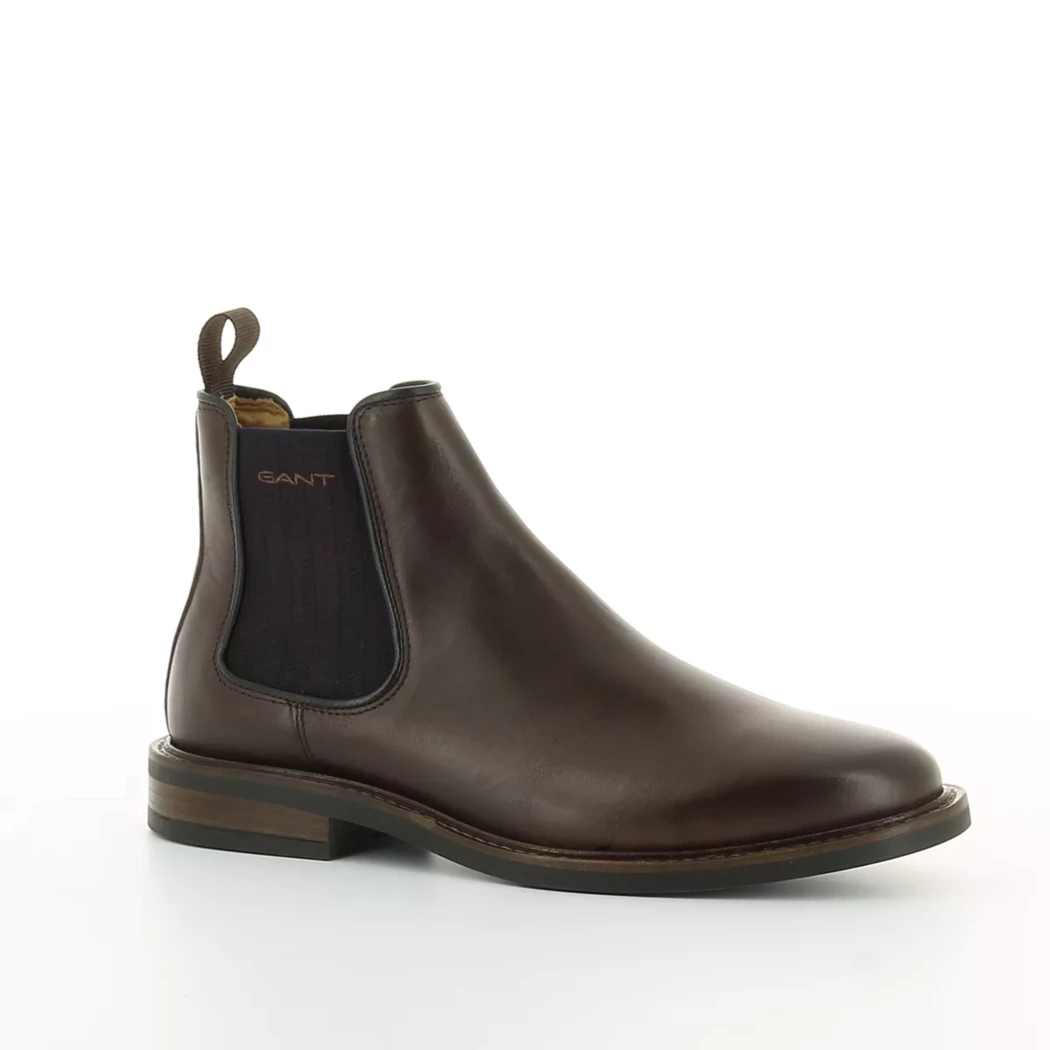 Image (1) de la chaussures Gant - Boots Marron en Cuir