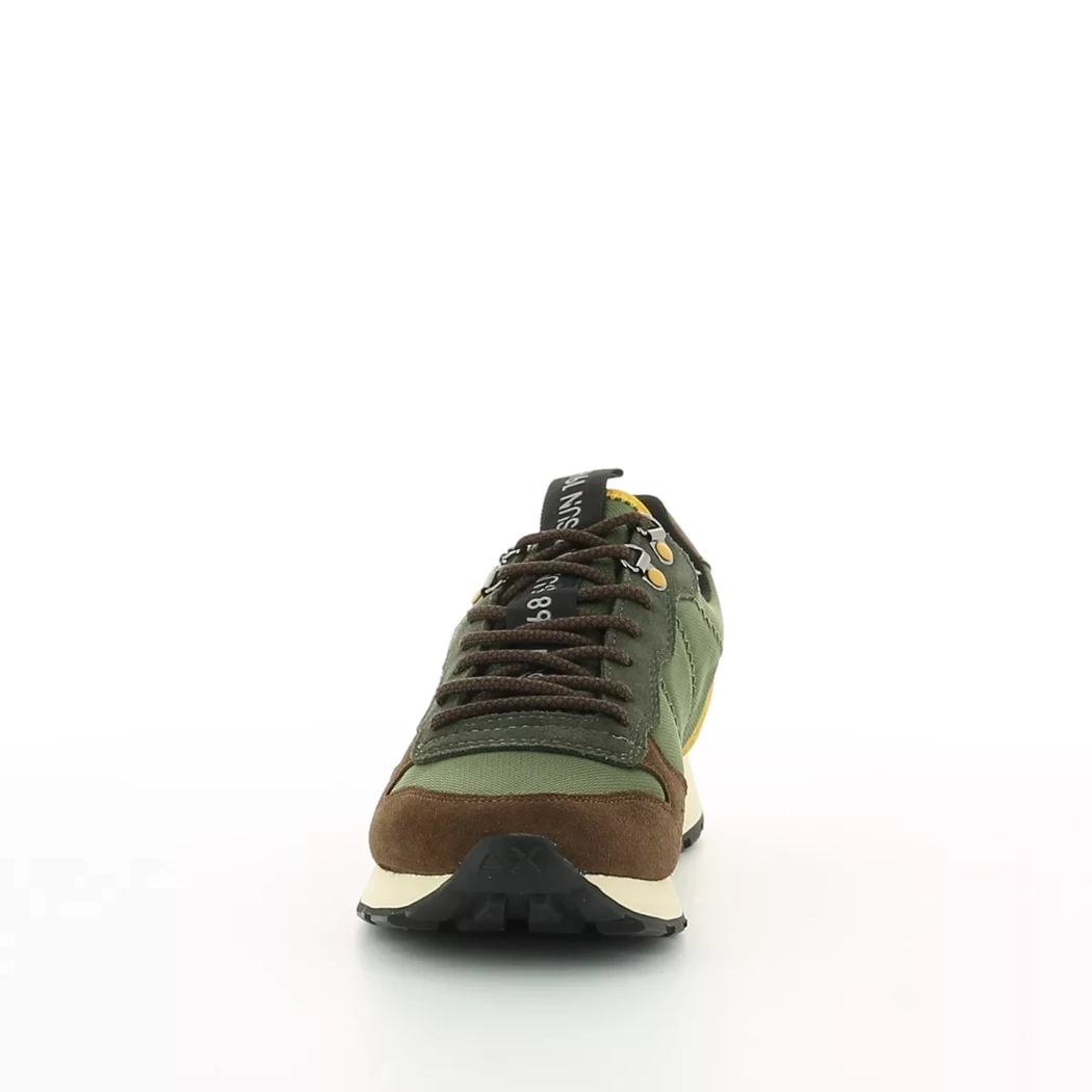 Image (5) de la chaussures Sun68 - Baskets Vert en Textile