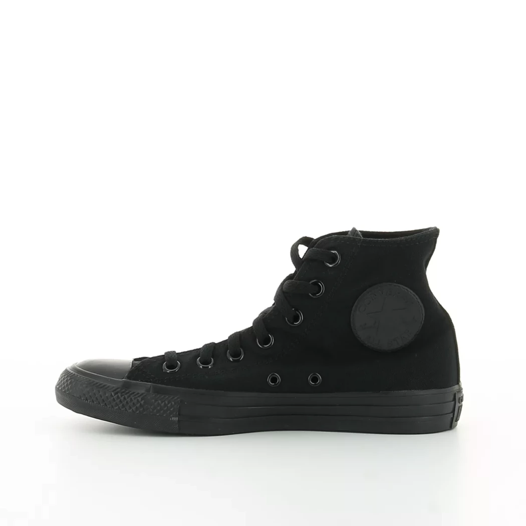 Image (4) de la chaussures Converse - Bottines Noir en Textile