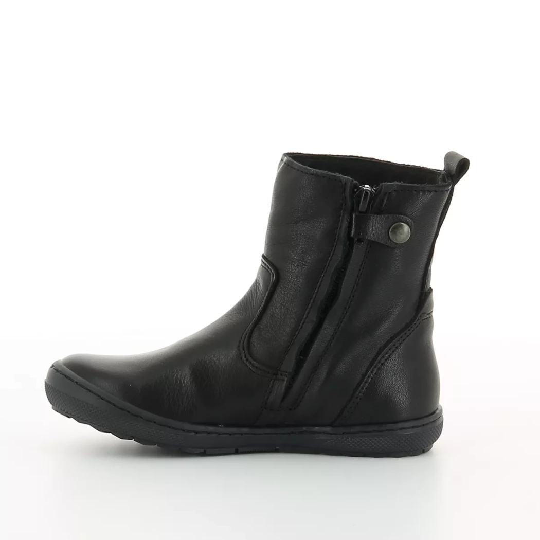 Image (4) de la chaussures Norvik - Boots Noir en Cuir