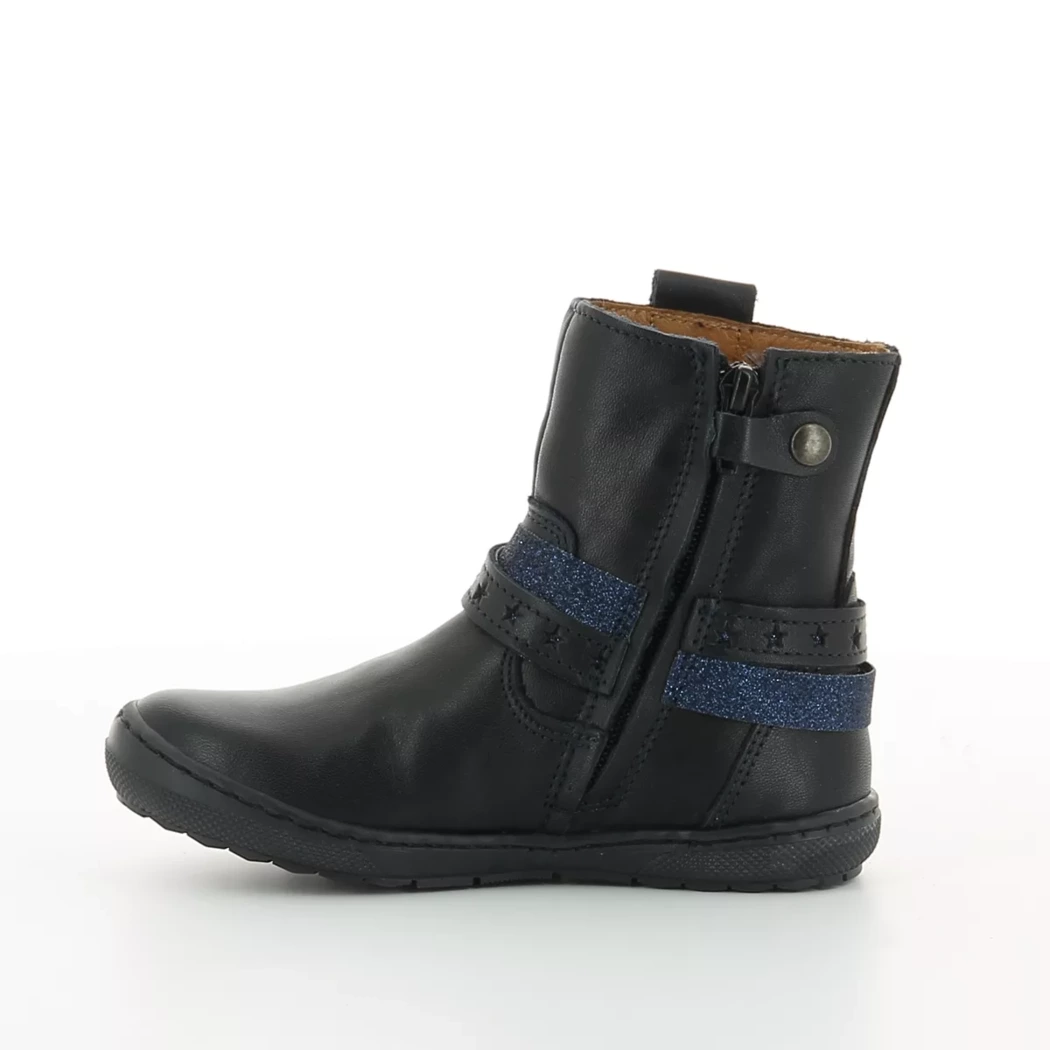 Image (4) de la chaussures Norvik - Boots Bleu en Cuir