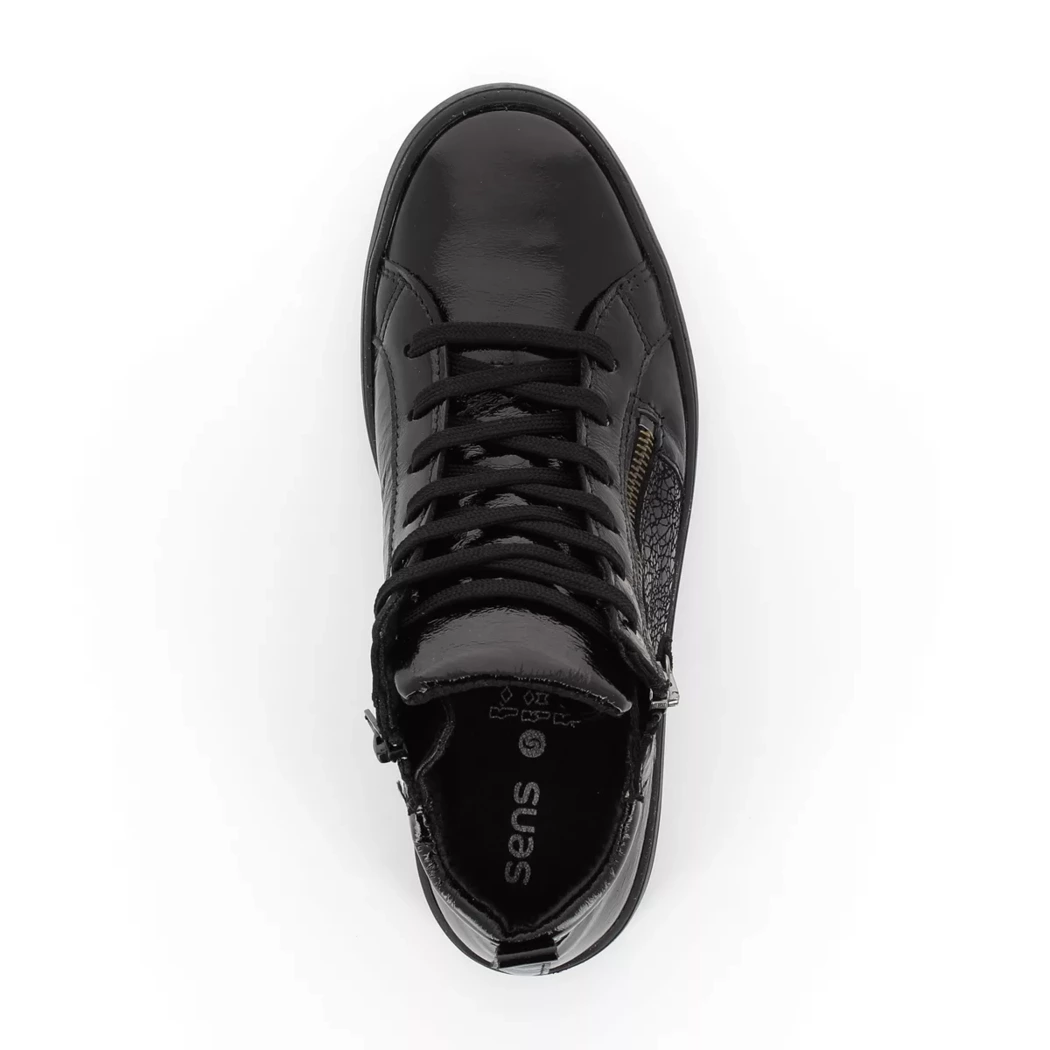 Image (6) de la chaussures Sens - Bottines Noir en Cuir vernis