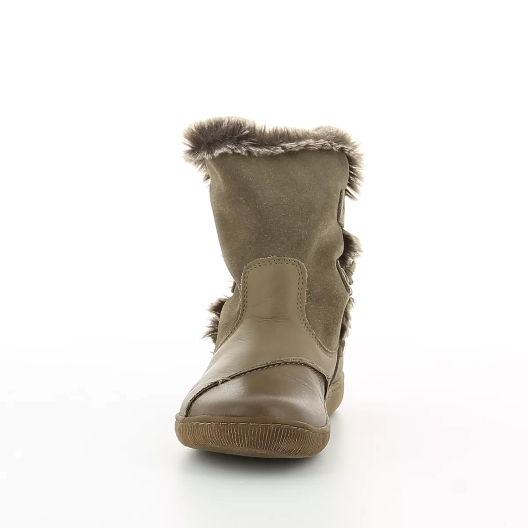 Image (5) de la chaussures Foot light - Boots Taupe en Cuir