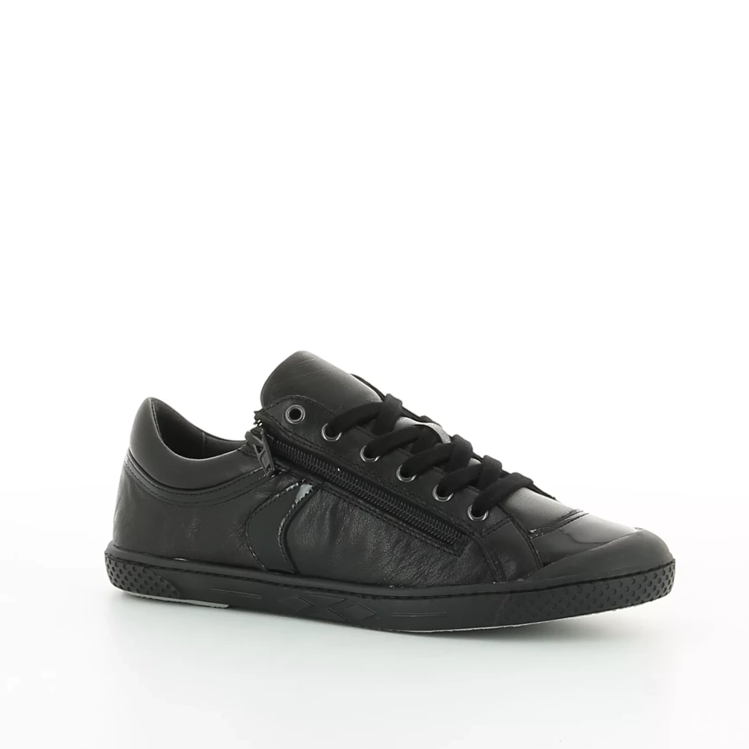 Image (1) de la chaussures Foot light - Chaussures à lacets Noir en Cuir