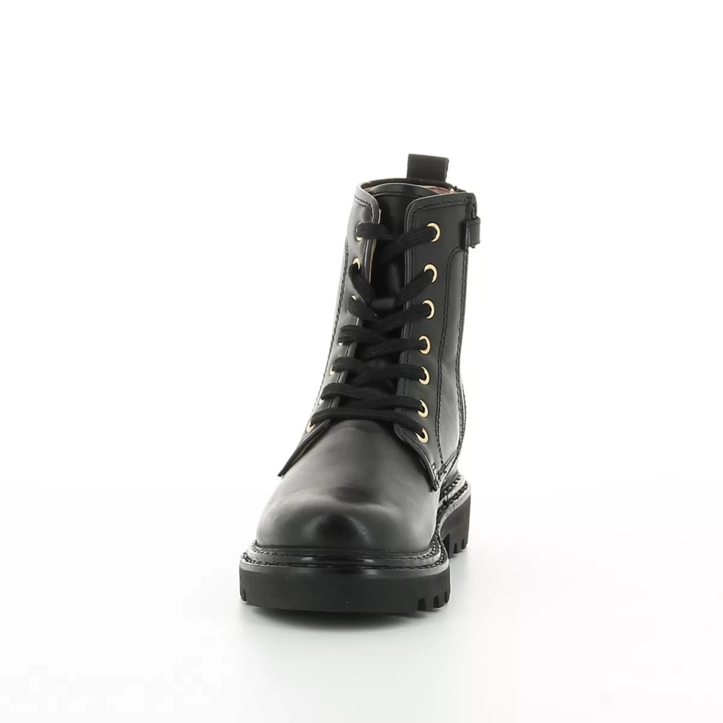 Image (5) de la chaussures Poelman - Bottines Noir en Cuir