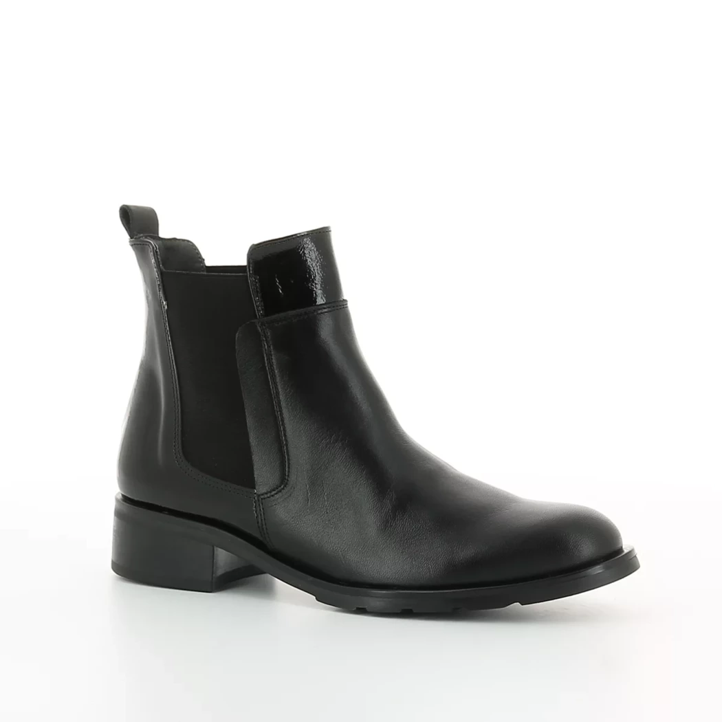 Image (1) de la chaussures Quala - Boots Noir en Cuir