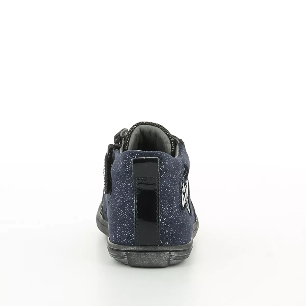 Image (3) de la chaussures Bellamy - Bottines Bleu en Cuir nubuck