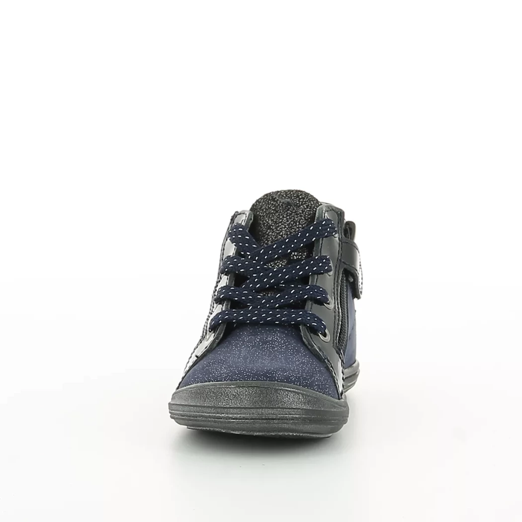 Image (5) de la chaussures Bellamy - Bottines Bleu en Cuir nubuck
