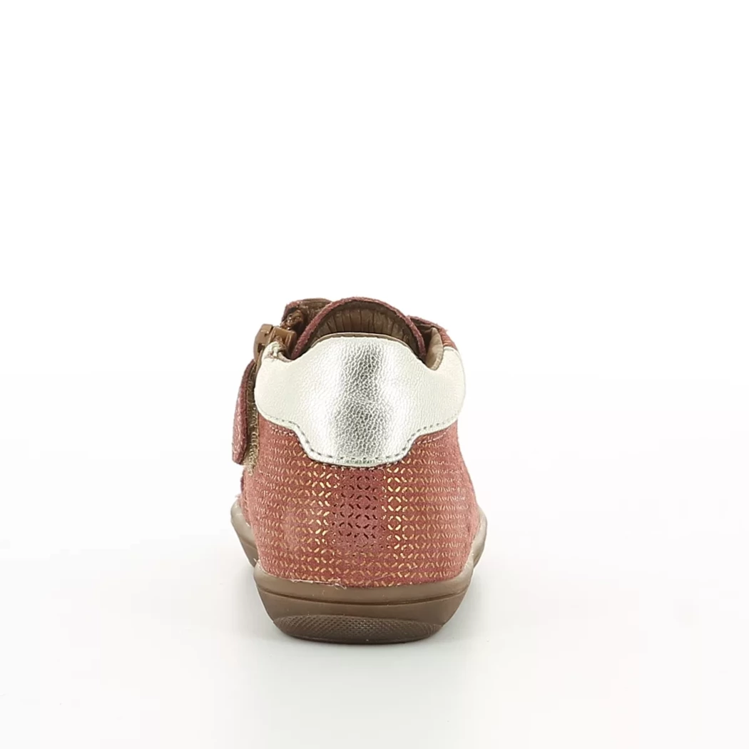 Image (3) de la chaussures Bellamy - Bottines Rose en Cuir nubuck